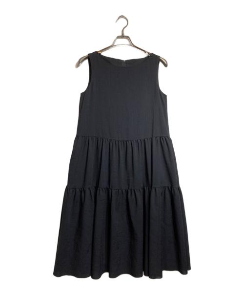 FOXEY NEWYORK（フォクシーニューヨーク）FOXEY NEWYORK (フォクシーニューヨーク) ナンタケット ワンピース ブラック サイズ:42の古着・服飾アイテム