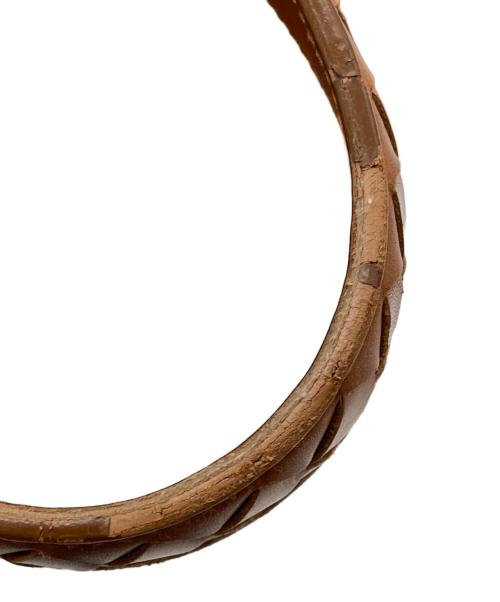 BOTTEGA VENETA（ボッテガベネタ）BOTTEGA VENETA (ボッテガベネタ) イントレチャートミニボストンバッグ ブラウンの古着・服飾アイテム