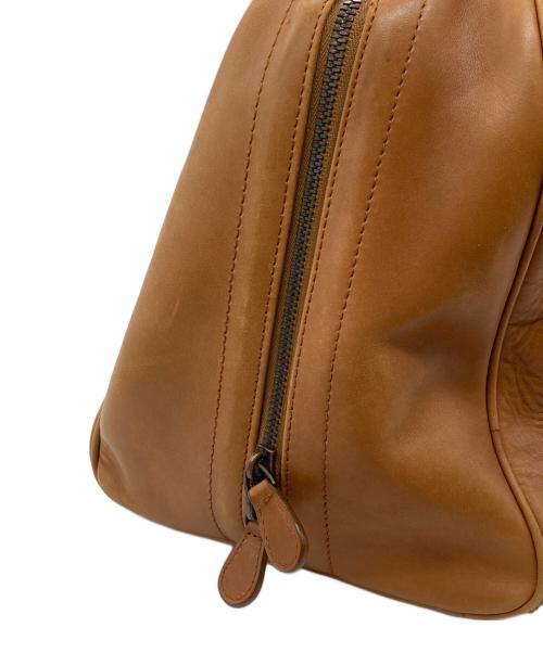 BOTTEGA VENETA（ボッテガベネタ）BOTTEGA VENETA (ボッテガベネタ) イントレチャートミニボストンバッグ ブラウンの古着・服飾アイテム