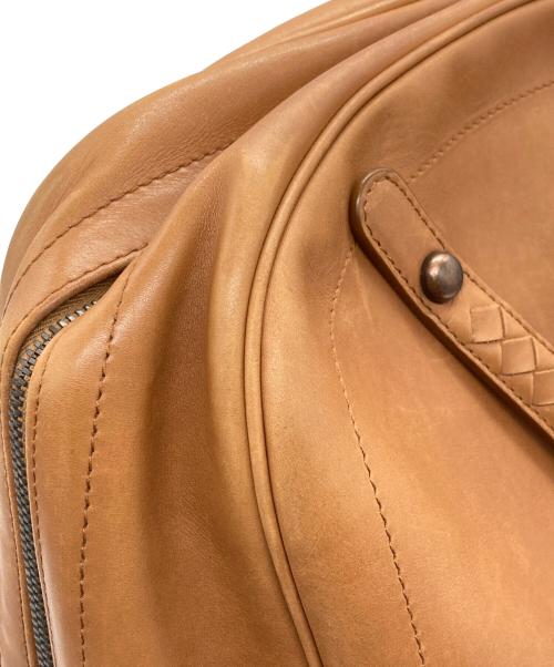 BOTTEGA VENETA（ボッテガベネタ）BOTTEGA VENETA (ボッテガベネタ) イントレチャートミニボストンバッグ ブラウンの古着・服飾アイテム