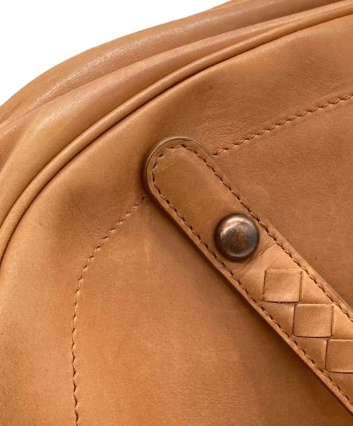 BOTTEGA VENETA（ボッテガベネタ）BOTTEGA VENETA (ボッテガベネタ) イントレチャートミニボストンバッグ ブラウンの古着・服飾アイテム
