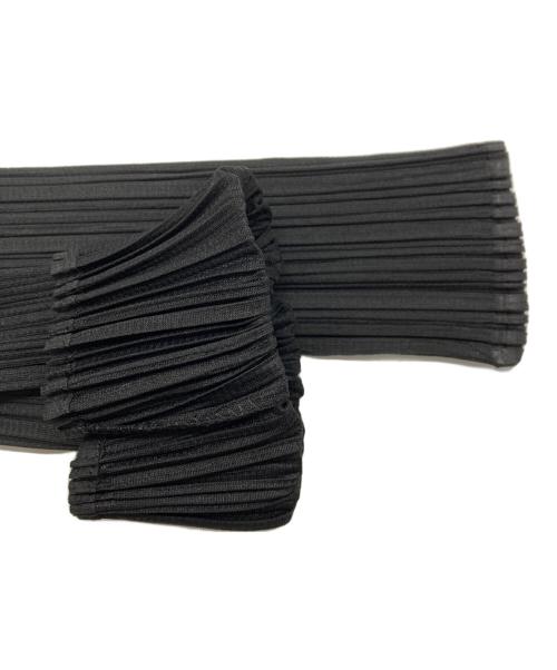 PLEATS PLEASE（プリーツプリーズ）PLEATS PLEASE (プリーツプリーズ) プリーツロングカーディガン ブラック サイズ:2の古着・服飾アイテム