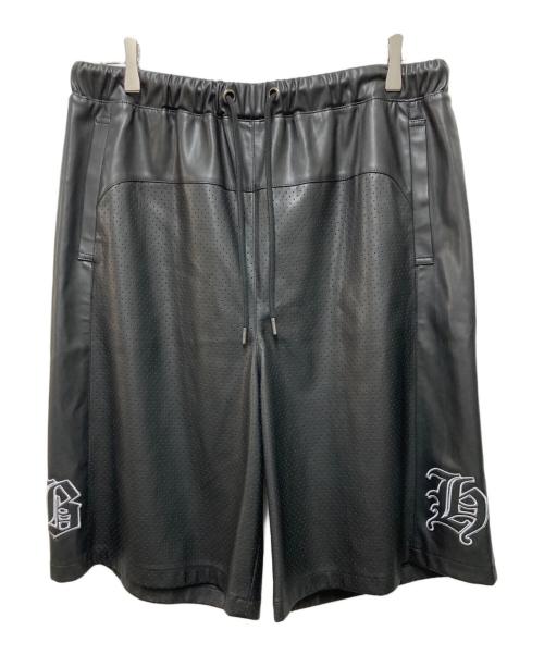 BREATH（ブレス）BREATH (ブレス) FAUX LEATHER SHORTS ブラック サイズ:XLの古着・服飾アイテム