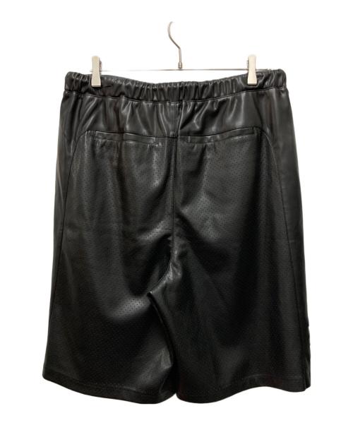 BREATH（ブレス）BREATH (ブレス) FAUX LEATHER SHORTS ブラック サイズ:XLの古着・服飾アイテム