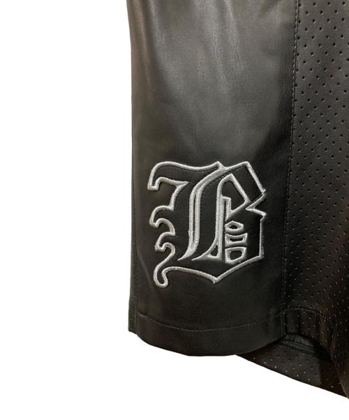 BREATH（ブレス）BREATH (ブレス) FAUX LEATHER SHORTS ブラック サイズ:XLの古着・服飾アイテム