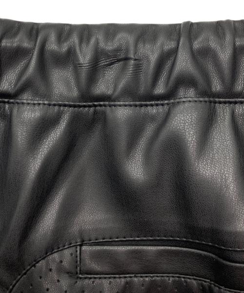 BREATH（ブレス）BREATH (ブレス) FAUX LEATHER SHORTS ブラック サイズ:XLの古着・服飾アイテム