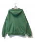 X-LARGE (エクストララージ) PIGMENT DYED ZIP UP HOODED SWEAT（ピグメントダイ ジップアップ フード付きスウェット） グリーン サイズ:XL：8000円
