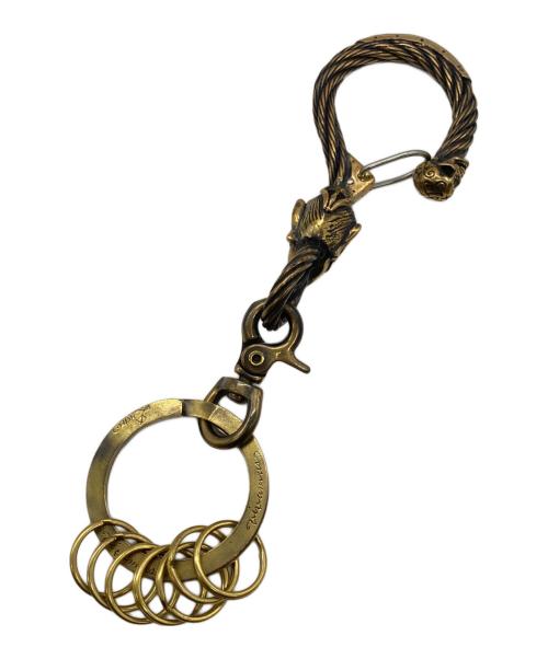 GANGSTERVILLE（ギャングスタービル）GANGSTERVILLE (ギャングスタービル) Galcia (ガルシア) キーリング ゴールドの古着・服飾アイテム