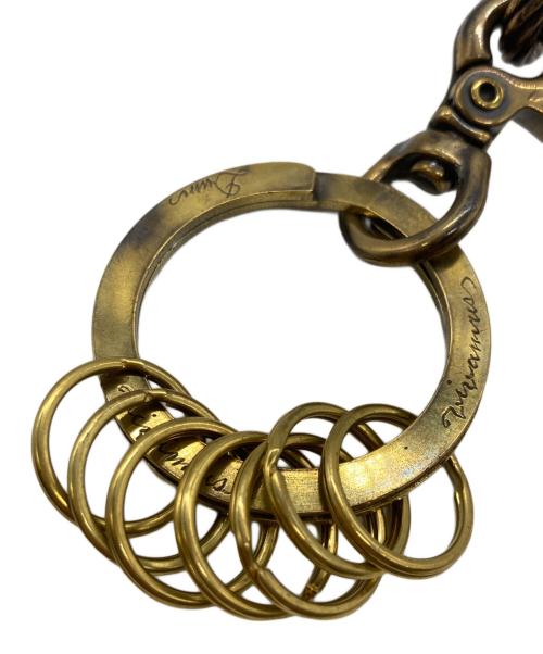 GANGSTERVILLE（ギャングスタービル）GANGSTERVILLE (ギャングスタービル) Galcia (ガルシア) キーリング ゴールドの古着・服飾アイテム