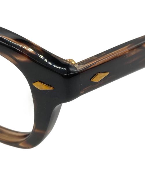 GLAD HAND（グラッドハンド）GLAD HAND (グラッドハンド) 丹羽雅彦 (丹羽雅彦) 伊達眼鏡 ブラウンの古着・服飾アイテム