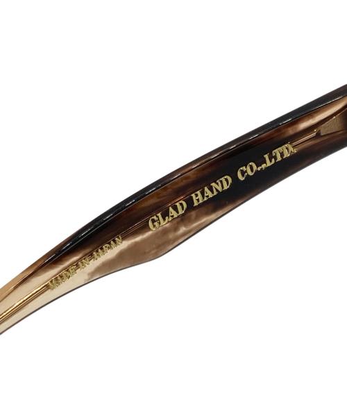 GLAD HAND（グラッドハンド）GLAD HAND (グラッドハンド) 丹羽雅彦 (丹羽雅彦) 伊達眼鏡 ブラウンの古着・服飾アイテム