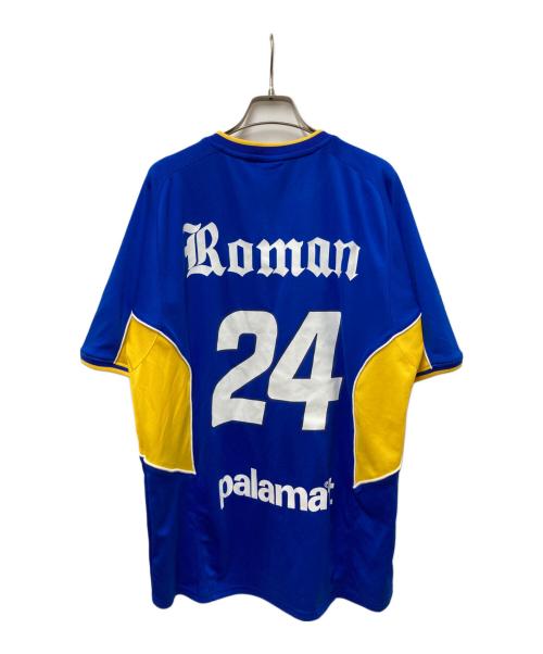 PALACE（パレス）PALACE (パレス) palamat jersey イエロー×ブルー サイズ:MEDIUMの古着・服飾アイテム