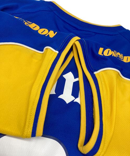 PALACE（パレス）PALACE (パレス) palamat jersey イエロー×ブルー サイズ:MEDIUMの古着・服飾アイテム