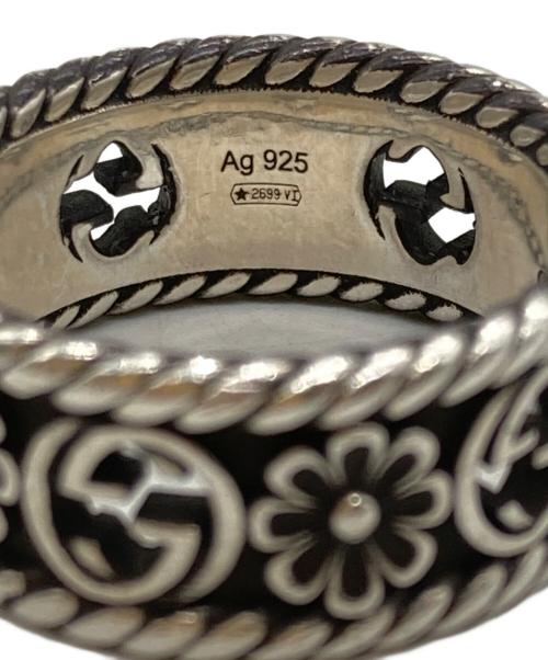 GUCCI（グッチ）GUCCI (グッチ) インターロッキングG フラワー リング シルバー サイズ:12の古着・服飾アイテム