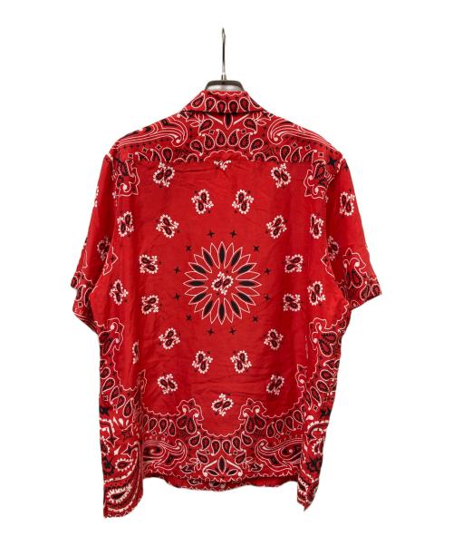 SUPREME（シュプリーム）SUPREME (シュプリーム) Bandana Silk S/S Shirt レッド サイズ:Mの古着・服飾アイテム