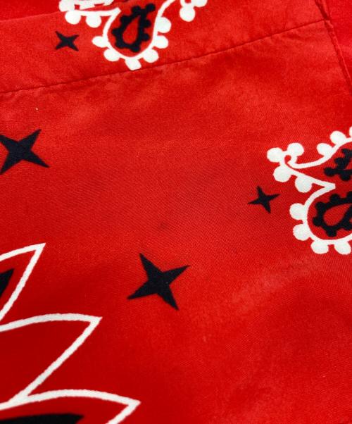 SUPREME（シュプリーム）SUPREME (シュプリーム) Bandana Silk S/S Shirt レッド サイズ:Mの古着・服飾アイテム