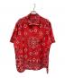SUPREME（シュプリーム）の古着「Bandana Silk S/S Shirt」｜レッド