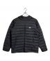 DANTON（ダントン）の古着「NYLON TAFFETA MIDDLE DOWN HOODED JACKET/ナイロンタフタ ミドルダウン」｜ブラック