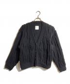 kota gushikenコウタグシケン）の古着「Monochrome Guushiカーディガン」｜ブラック