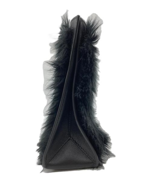 sacai（サカイ）sacai (サカイ) フェイクファーショッパーバッグ ブラックの古着・服飾アイテム