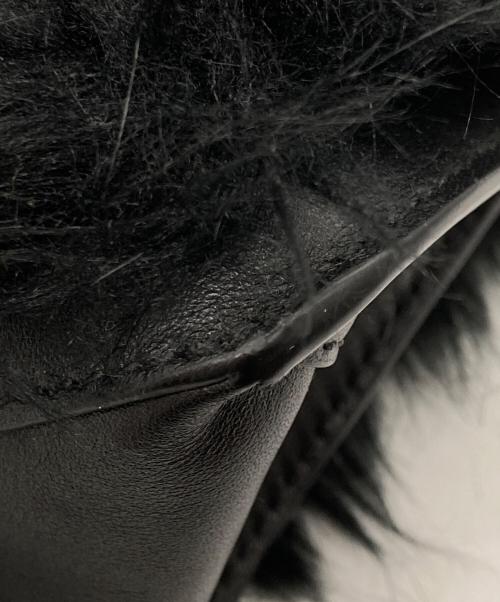 sacai（サカイ）sacai (サカイ) フェイクファーショッパーバッグ ブラックの古着・服飾アイテム