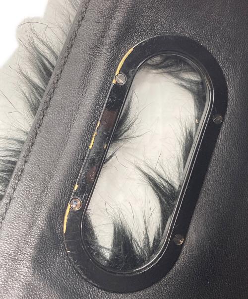 sacai（サカイ）sacai (サカイ) フェイクファーショッパーバッグ ブラックの古着・服飾アイテム
