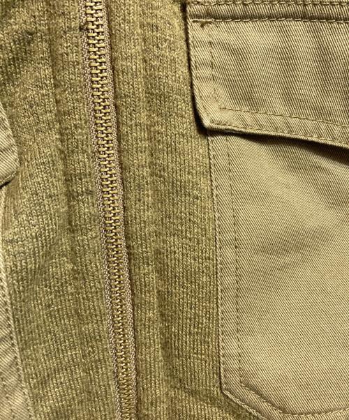 RRL（ダブルアールエル）RRL (ダブルアールエル) ニット×ボアフリースジャケット カーキ サイズ:XSの古着・服飾アイテム