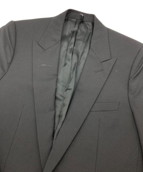 DIOR HOMME（ディオール オム）DIOR HOMME (ディオール オム) ピークドラペルセットアップスーツ ブラック サイズ:44の古着・服飾アイテム