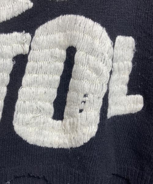 SAINT MICHAEL（セントマイケル）SAINT MICHAEL (セントマイケル) SEX PISTOLS (セックスピストルズ) SP CREW KNT ブラック サイズ:XLの古着・服飾アイテム