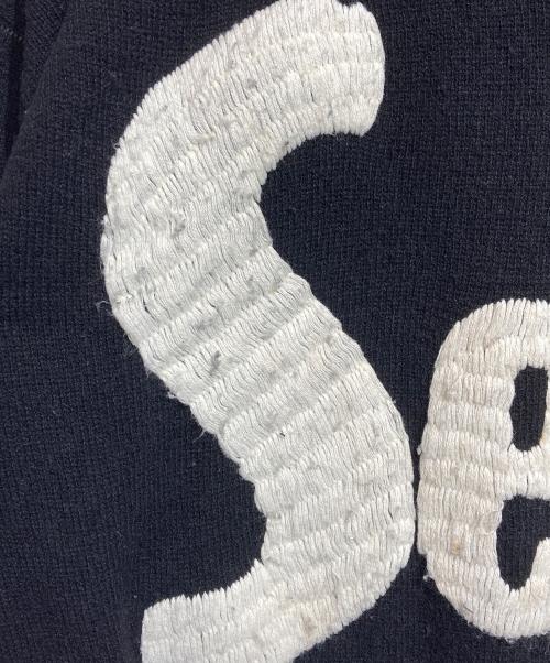 SAINT MICHAEL（セントマイケル）SAINT MICHAEL (セントマイケル) SEX PISTOLS (セックスピストルズ) SP CREW KNT ブラック サイズ:XLの古着・服飾アイテム