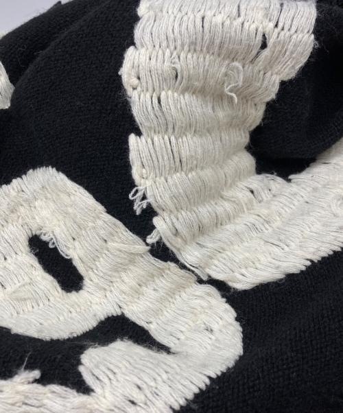 SAINT MICHAEL（セントマイケル）SAINT MICHAEL (セントマイケル) SEX PISTOLS (セックスピストルズ) SP CREW KNT ブラック サイズ:XLの古着・服飾アイテム