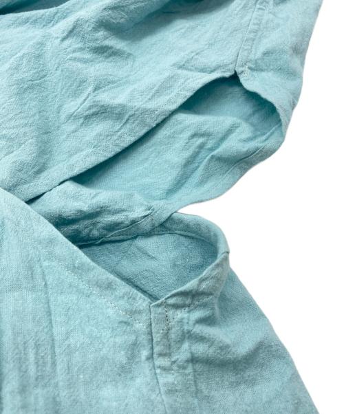 SYUMAN.（シュウマン）SYUMAN. (シュウマン) コットンリネンジャケット ブルー サイズ:2の古着・服飾アイテム
