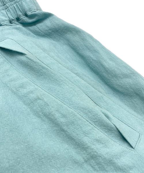 SYUMAN.（シュウマン）SYUMAN. (シュウマン) URBAN LINEN-TROUSERS ブルー サイズ:2の古着・服飾アイテム