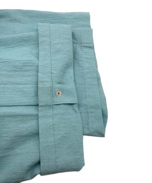 SYUMAN.（シュウマン）SYUMAN. (シュウマン) URBAN LINEN-TROUSERS ブルー サイズ:2の古着・服飾アイテム