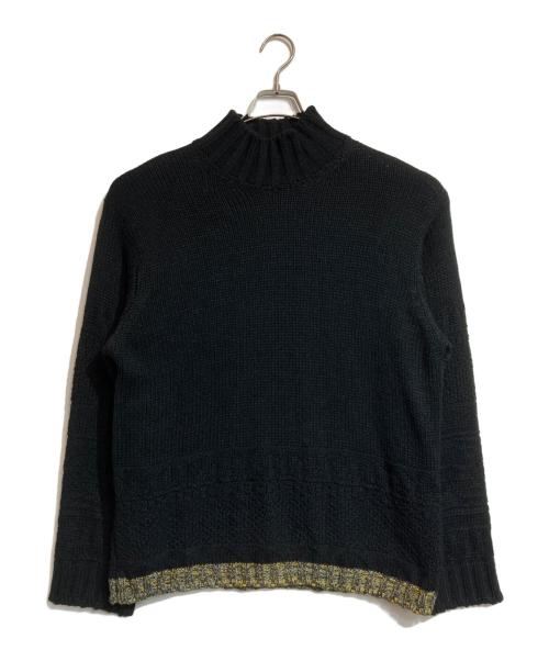 s'yte（サイト）s'yte (サイト) BULKY WOOL LYNX HIGH NECK KNIT ブラック サイズ:3の古着・服飾アイテム