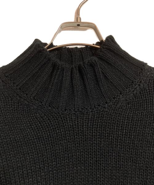 s'yte（サイト）s'yte (サイト) BULKY WOOL LYNX HIGH NECK KNIT ブラック サイズ:3の古着・服飾アイテム