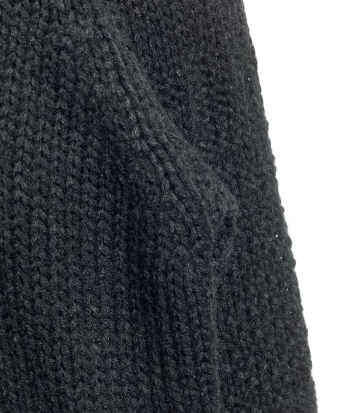 s'yte（サイト）s'yte (サイト) BULKY WOOL LYNX HIGH NECK KNIT ブラック サイズ:3の古着・服飾アイテム