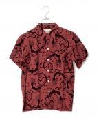 WACKO MARIAワコマリア）の古着「ROOTS MERMAID ALOHA SHIRT」｜レッド