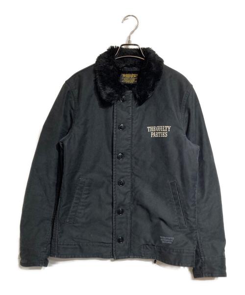 WACKO MARIA（ワコマリア）WACKO MARIA (ワコマリア) N-1 デッキジャケット ブラック サイズ:Ｍの古着・服飾アイテム