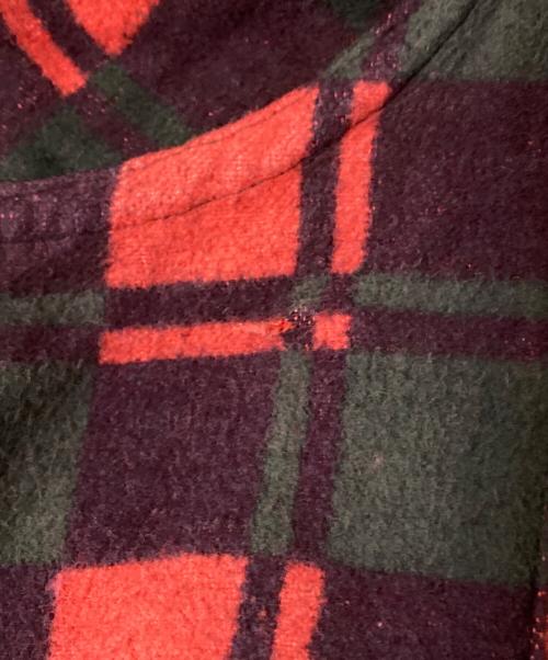 Champion（チャンピオン）Champion (チャンピオン) ヘビーチェックネルシャツ レッド サイズ:17の古着・服飾アイテム