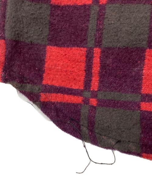 Champion（チャンピオン）Champion (チャンピオン) ヘビーチェックネルシャツ レッド サイズ:17の古着・服飾アイテム