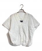 tricot COMME des GARCONSトリココムデギャルソン）の古着「レースブラウス」｜ホワイト