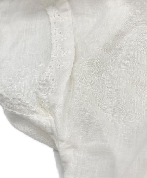 tricot COMME des GARCONS（トリココムデギャルソン）tricot COMME des GARCONS (トリココムデギャルソン) レースブラウス ホワイト サイズ:Sの古着・服飾アイテム