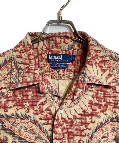 POLO RALPH LAUREN（ポロ・ラルフローレン）POLO RALPH LAUREN (ポロ・ラルフローレン) 総柄シャツ レッド サイズ:Mの古着・服飾アイテム