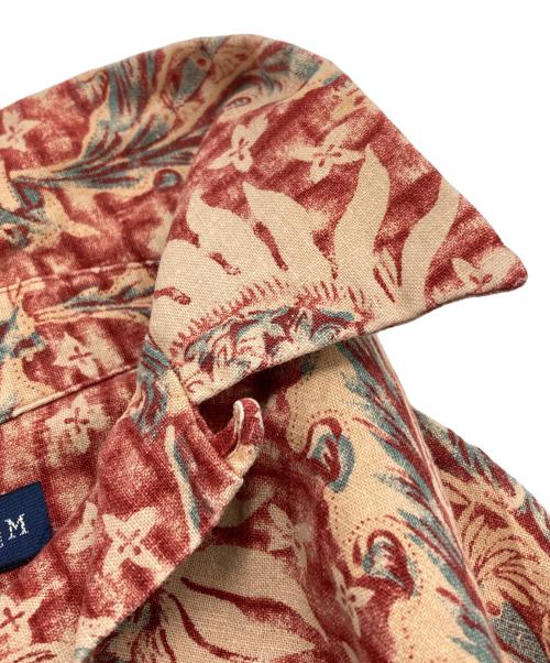 POLO RALPH LAUREN（ポロ・ラルフローレン）POLO RALPH LAUREN (ポロ・ラルフローレン) 総柄シャツ レッド サイズ:Mの古着・服飾アイテム