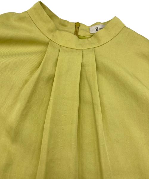 BLUE LABEL CRESTBRIDGE（ブルーレーベルクレストブリッジ）BLUE LABEL CRESTBRIDGE (ブルーレーベルクレストブリッジ) チェックサイド切り替えワンピース グリーン サイズ:Ｍの古着・服飾アイテム