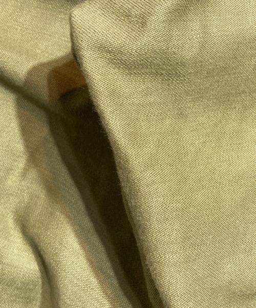 HYKE（ハイク）HYKE (ハイク) BACK SATIN BAKER PANTS グリーン サイズ:1の古着・服飾アイテム