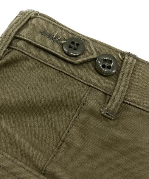 HYKE（ハイク）HYKE (ハイク) BACK SATIN BAKER PANTS グリーン サイズ:1の古着・服飾アイテム