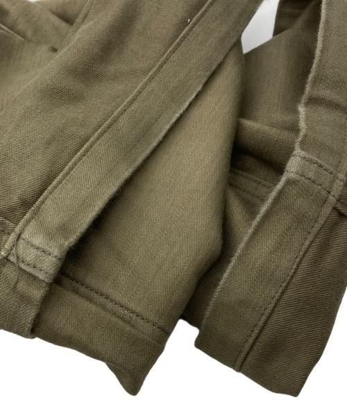 HYKE（ハイク）HYKE (ハイク) BACK SATIN BAKER PANTS グリーン サイズ:1の古着・服飾アイテム