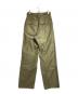 HYKE (ハイク) BACK SATIN BAKER PANTS グリーン サイズ:1：4000円